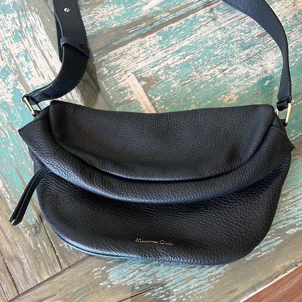 Massimo Dutti black shoulder bag